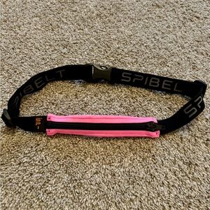 SPIBELT Pink and Black Key & Card Holder